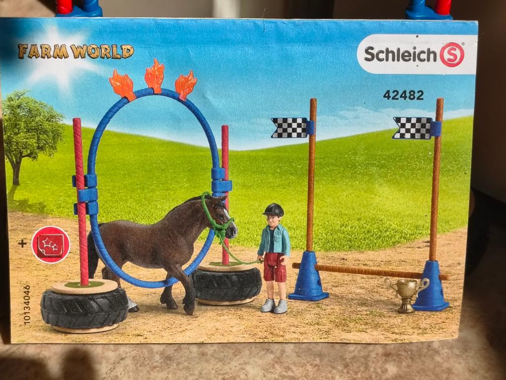 Schleich hindernissen 42482, Verzamelen, Speelgoed, Ophalen of Verzenden, Gebruikt