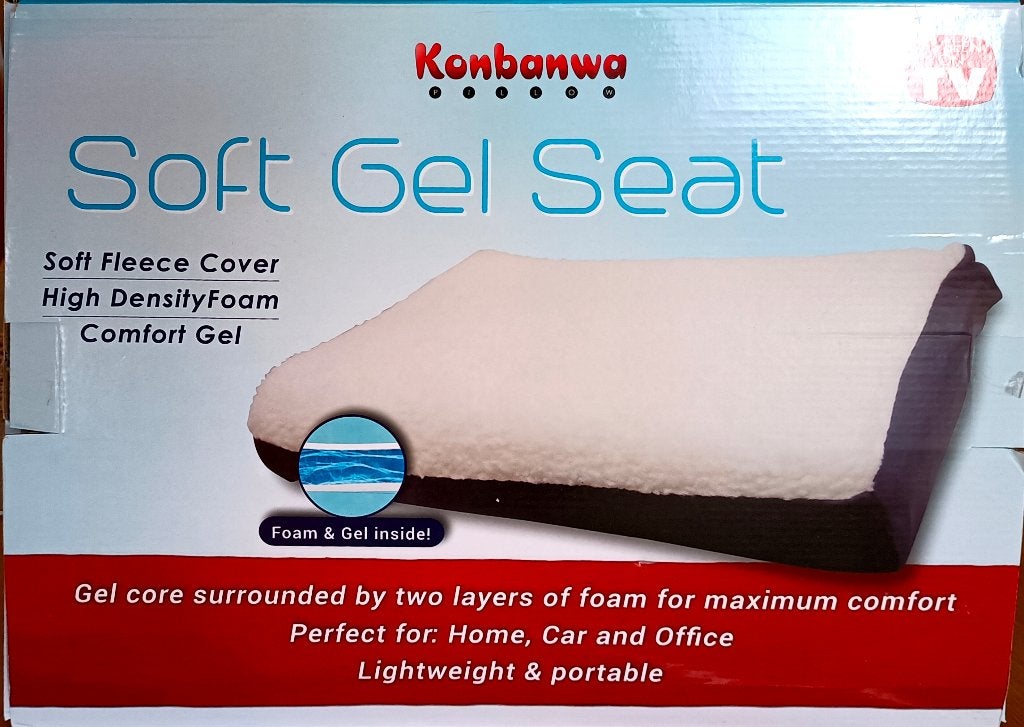 Soft gel seat Konbanwa, Ophalen, Overige merken, Meerkleurig, Zo goed als nieuw