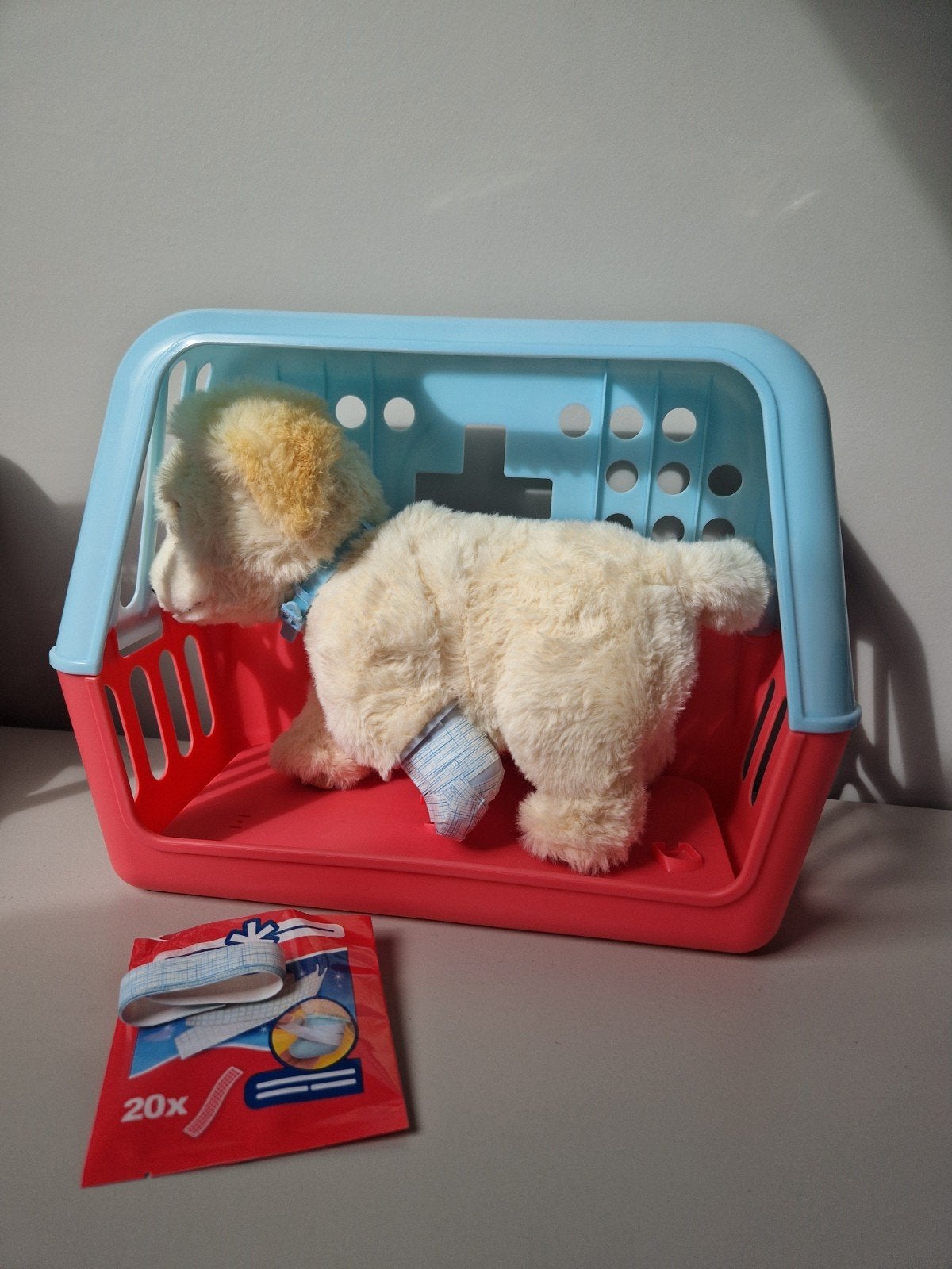 Interactieve speelgoedhond met draagmand en accessoires, Ophalen, Overige merken, Overige karakters, Nieuw