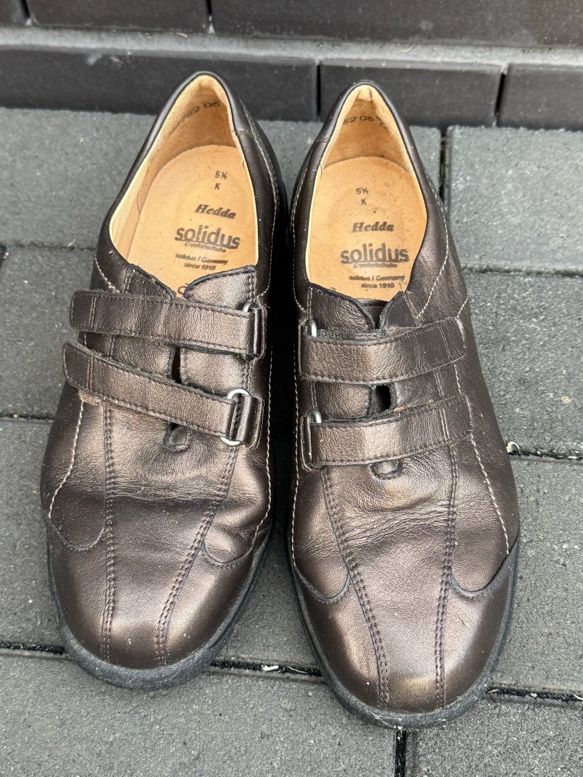 Solidus Hedda Comfortschoenen - Maat 38.5, Kleding | Dames, Schoenen, Ophalen of Verzenden, Gedragen, Bruin, Instappers