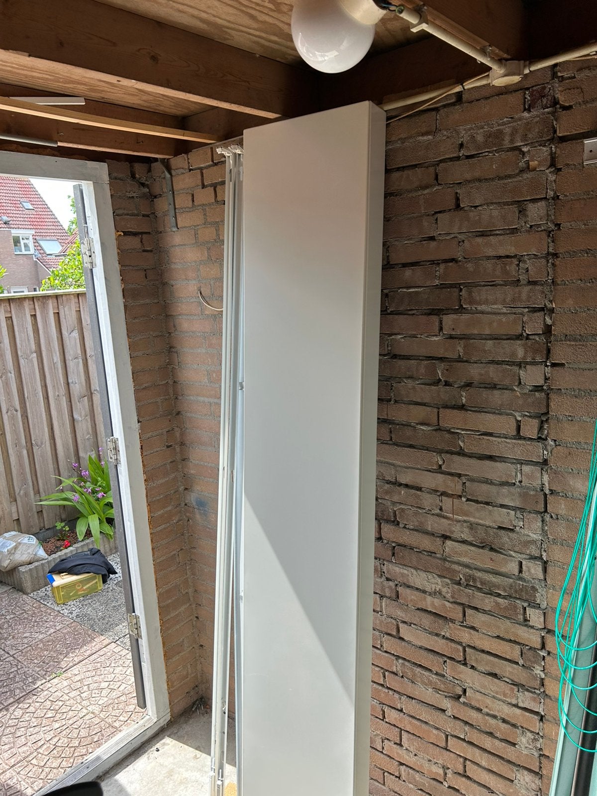 Design Radiator 220 cm hoog en 40 cm breed, prima staat, Doe-het-zelf en Verbouw, Verwarming en Radiatoren, Ophalen, Radiator