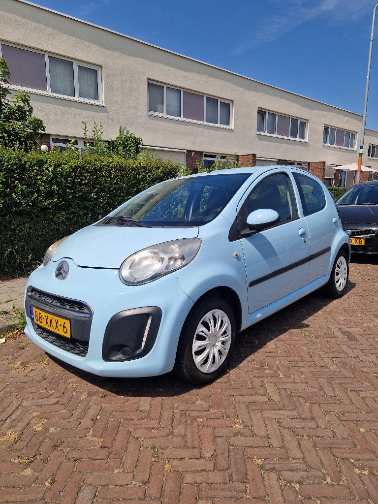 Citroën C1 1.0 5-DRS Sensodrive 2012 Blauw, Stof, Zwart, C1, 68 pk