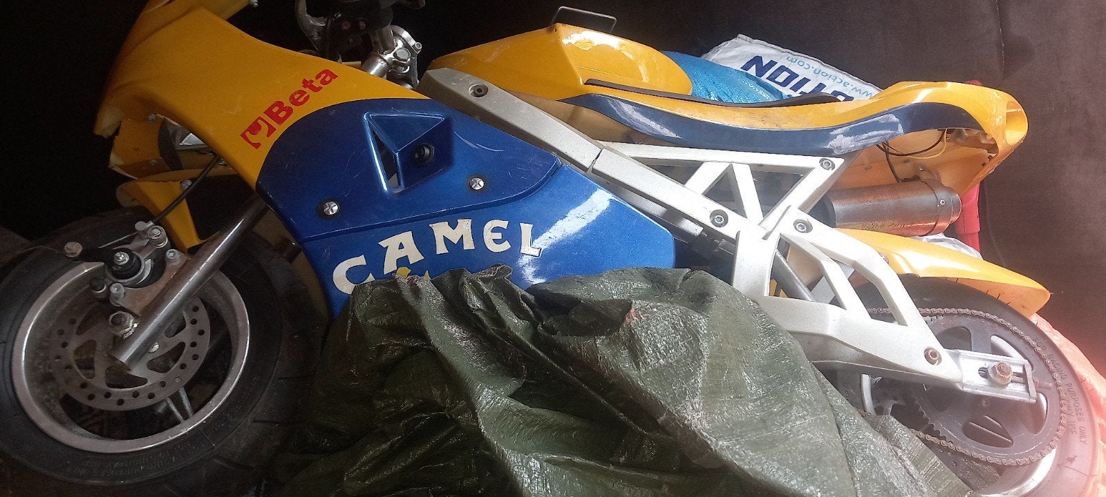 Beta Camel Pocketbike - Opknapper, Fietsen en Brommers, Gebruikt, Ophalen of Verzenden, Pitbike, Beta