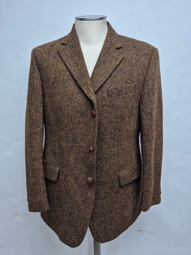 Harris Tweed blazer, maat 26 (52-large), Maat 52/54 (L), Harris Tweed, Meerkleurig, Ophalen of Verzenden