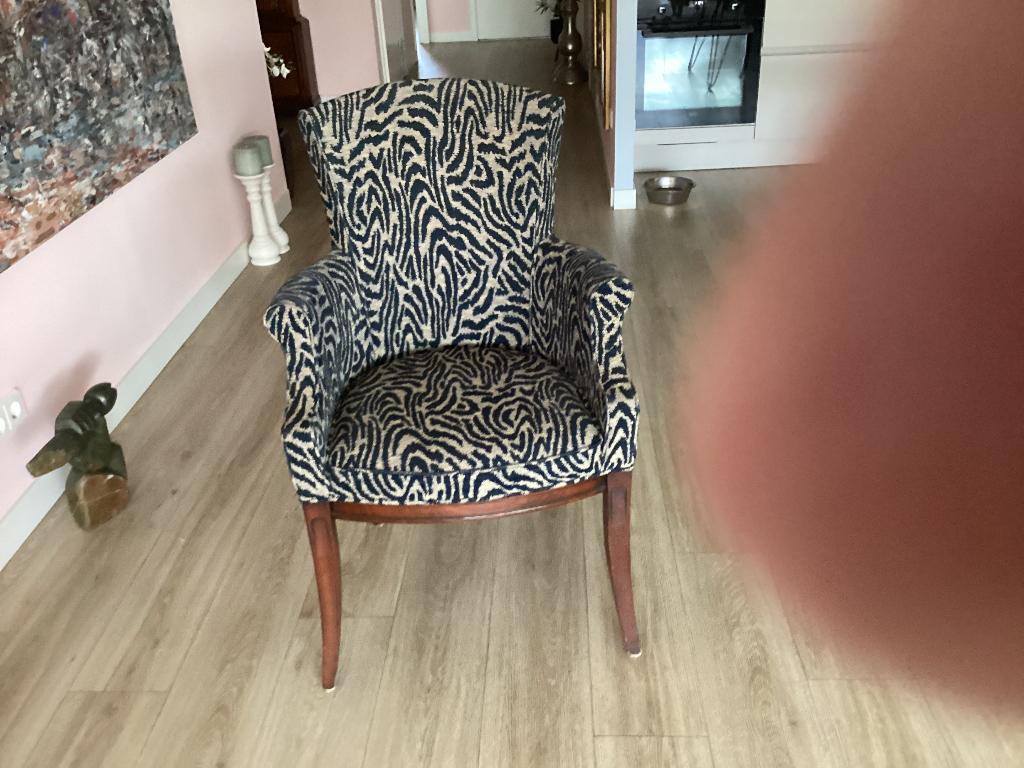 Eetkamerstoelen, Huis en Inrichting, Stoelen, Ophalen, Gebruikt, Blauw, Klassiek