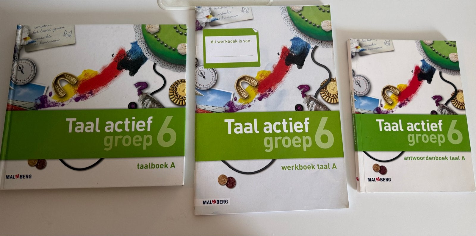 Taal actief groep 6 compleet pakket (Malmberg), Ophalen, Zo goed als nieuw, Overige niveaus, Nederlands
