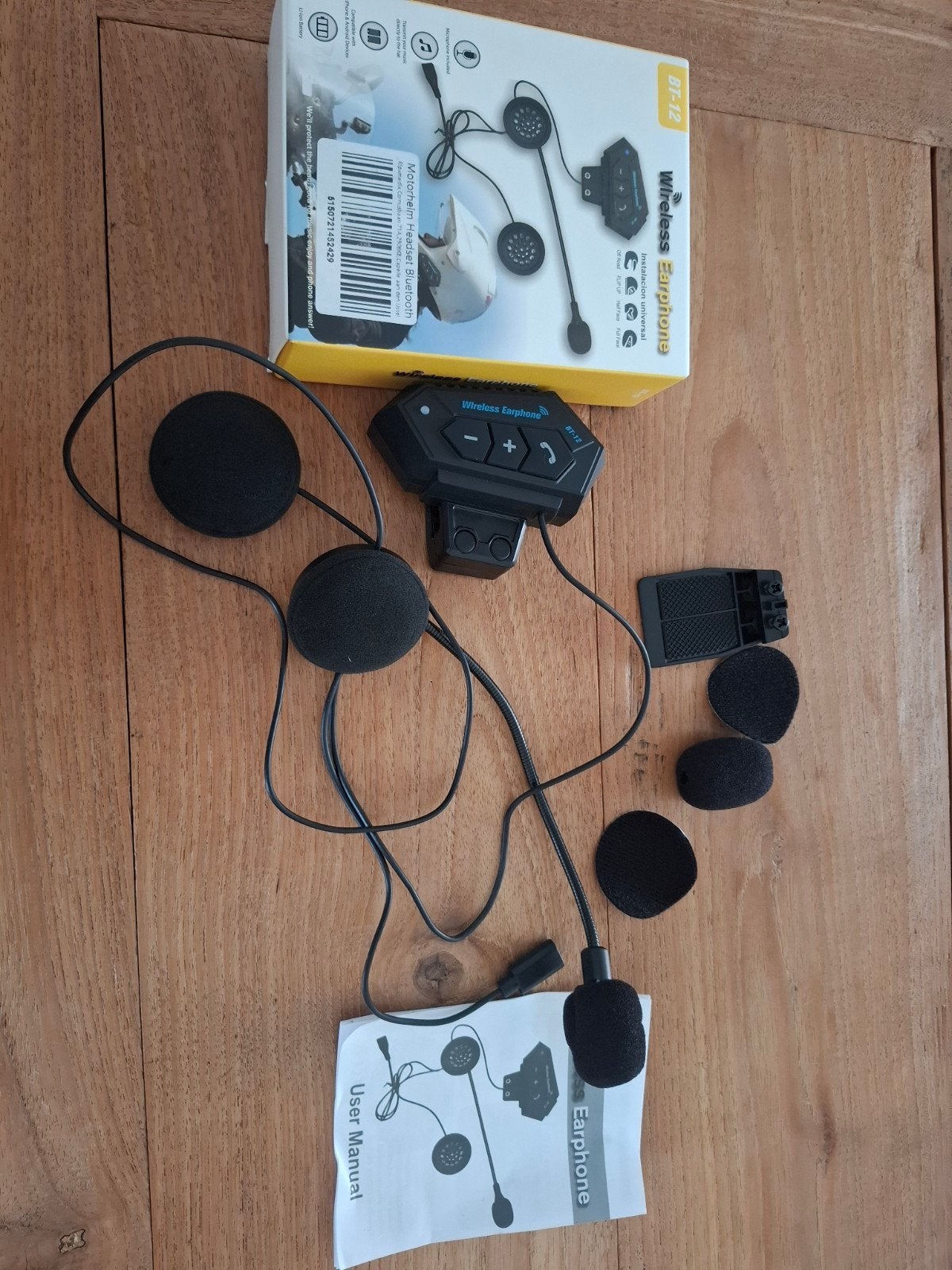 Mooie wireless earphone voor op je helm, Ophalen of Verzenden, Overige merken