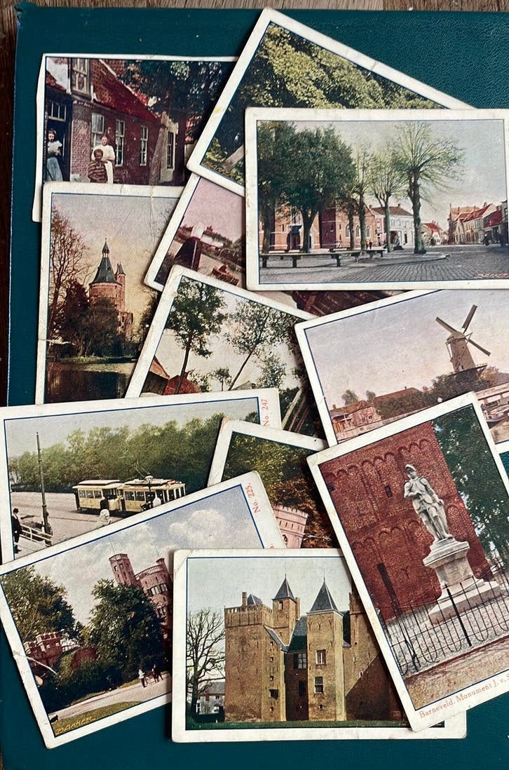 Lot (23) reclamekaartjes Honig’s Maizena Koog a/d Zaan 1920, Ophalen of Verzenden, Gebruikt, Overige typen