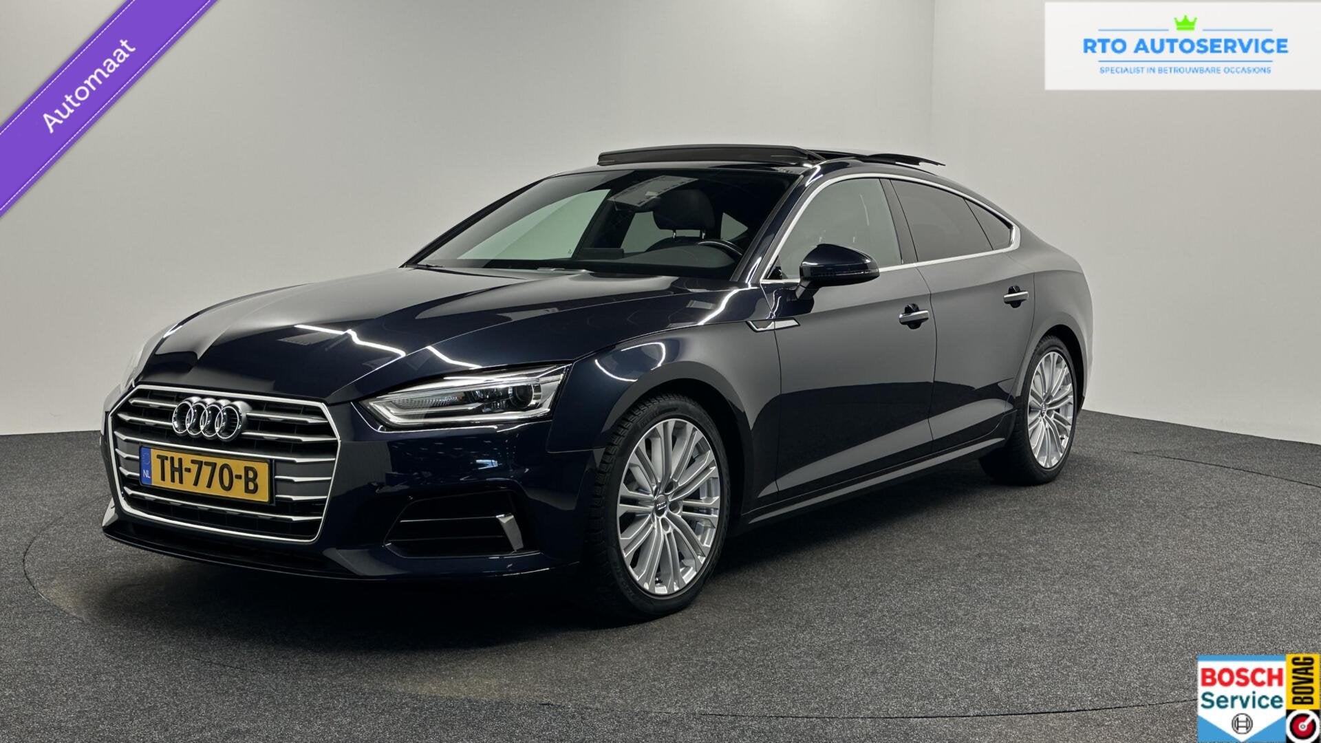 Audi A5 Sportback 1.4 TFSI Design PANORAMA DAK ECC CRUISE., Auto's, Stof, Gebruikt, Euro 6, 4 cilinders