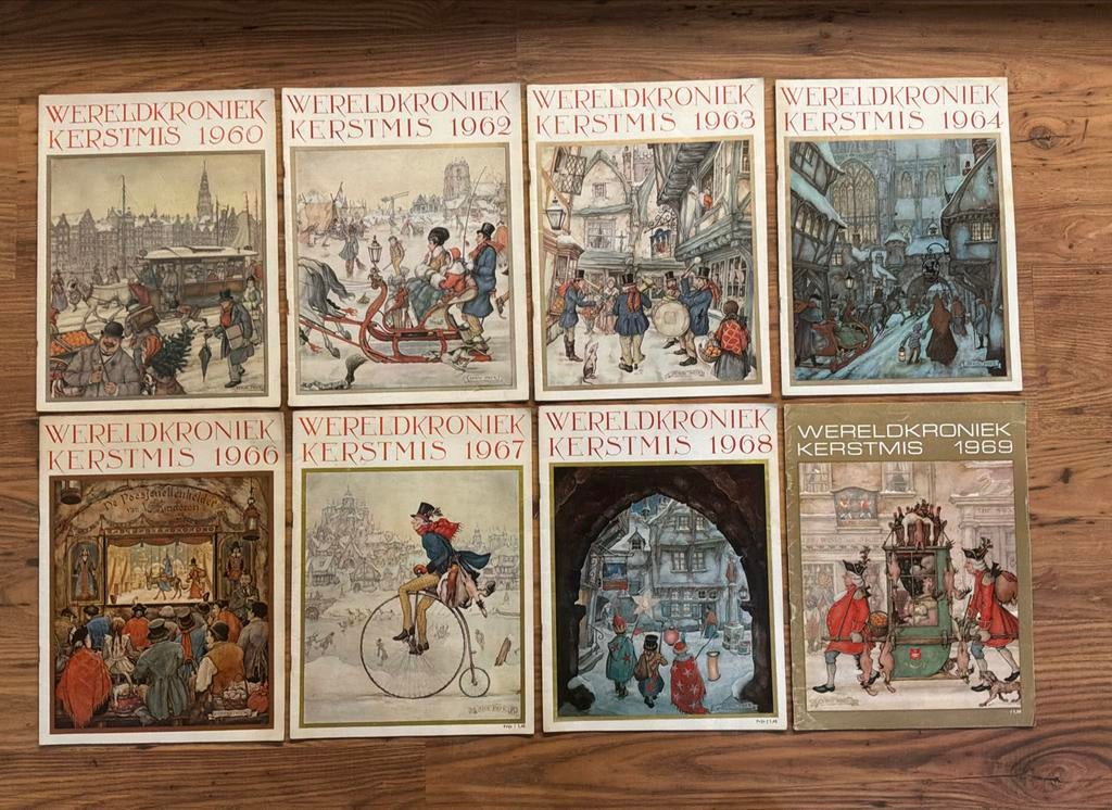 Wereldkroniek Kerstmis 1960-1969 (8 stuks), Ophalen of Verzenden, Gelezen, Overige typen