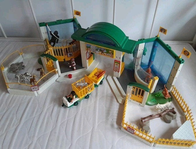 Playmobil grote Dierentuin Zoo, Kinderen en Baby's, Ophalen of Verzenden, Gebruikt, Wild life, Gebouw