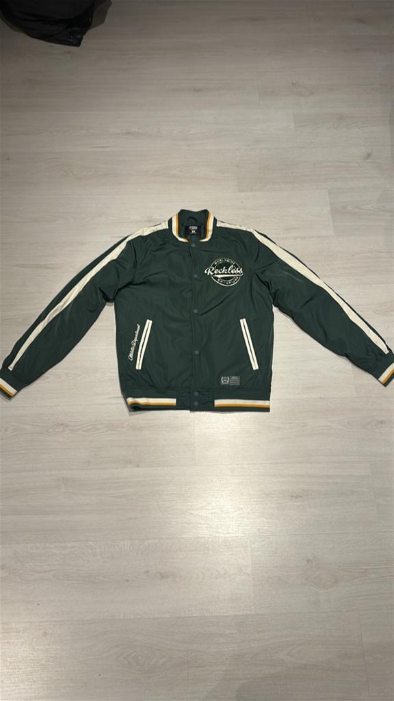 Groene baseball jacket, Ophalen of Verzenden, Zo goed als nieuw, Groen