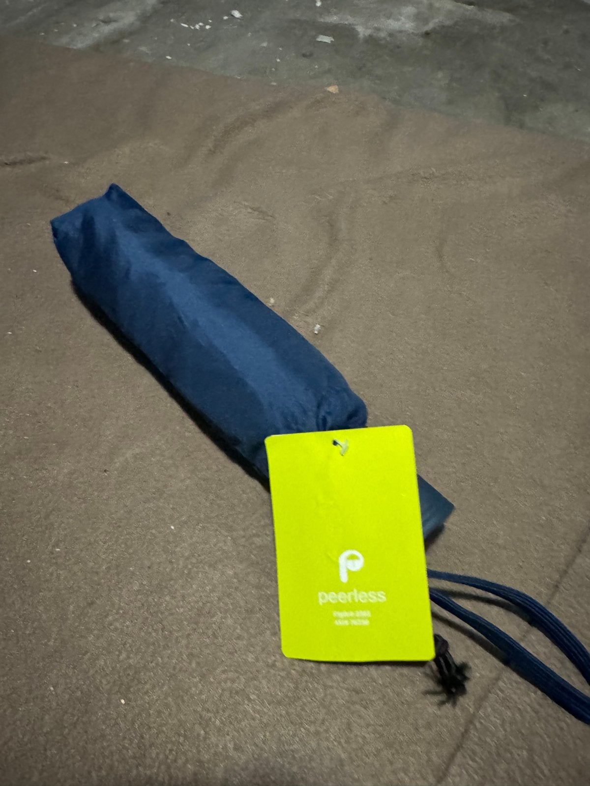 Peerless Opvouwbare Paraplu - Nieuw in Verpakking, Ophalen of Verzenden, Nieuw, Blauw