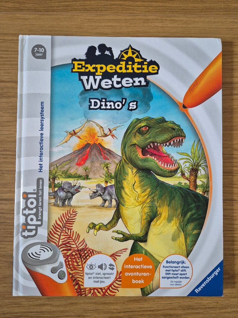 Tiptoi boek Expeditie weten - Dino's, Ophalen of Verzenden, Zo goed als nieuw