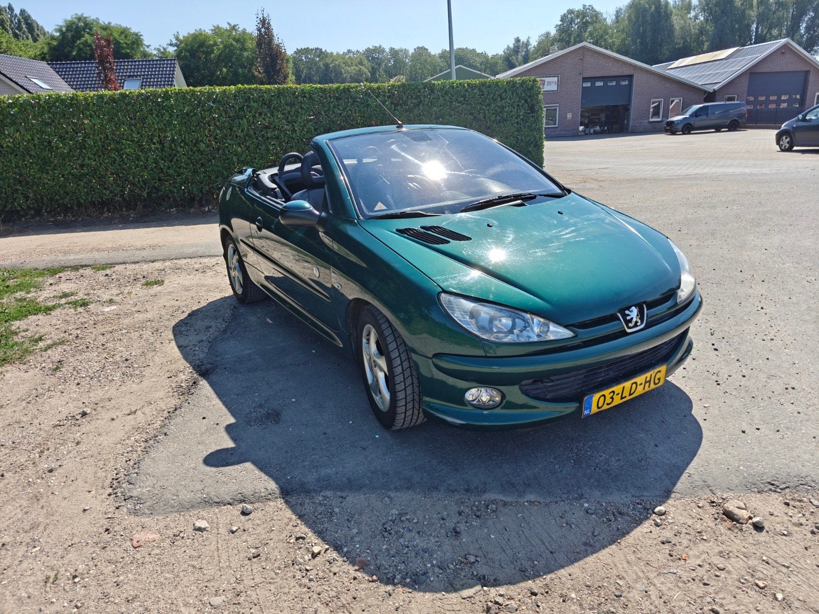 Peugeot 206 2.0 16V CC 2002 Groen, Auto's, Peugeot, Particulier, Benzine, E, Cabriolet, Handgeschakeld, Origineel Nederlands, Groen