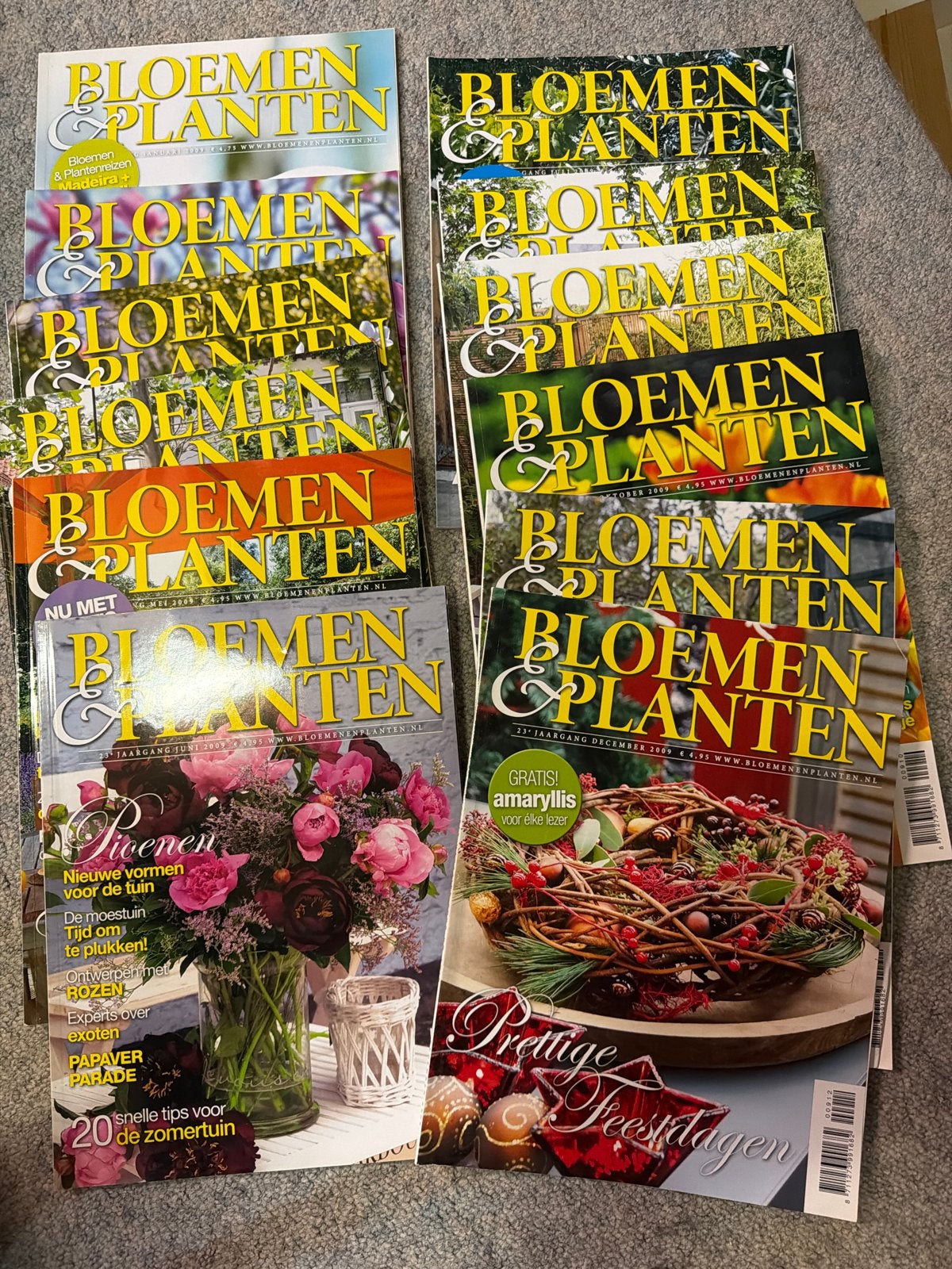 Bloemen & Planten tijdschriften -  2009 compleet, Ophalen of Verzenden, Gelezen, Overige typen