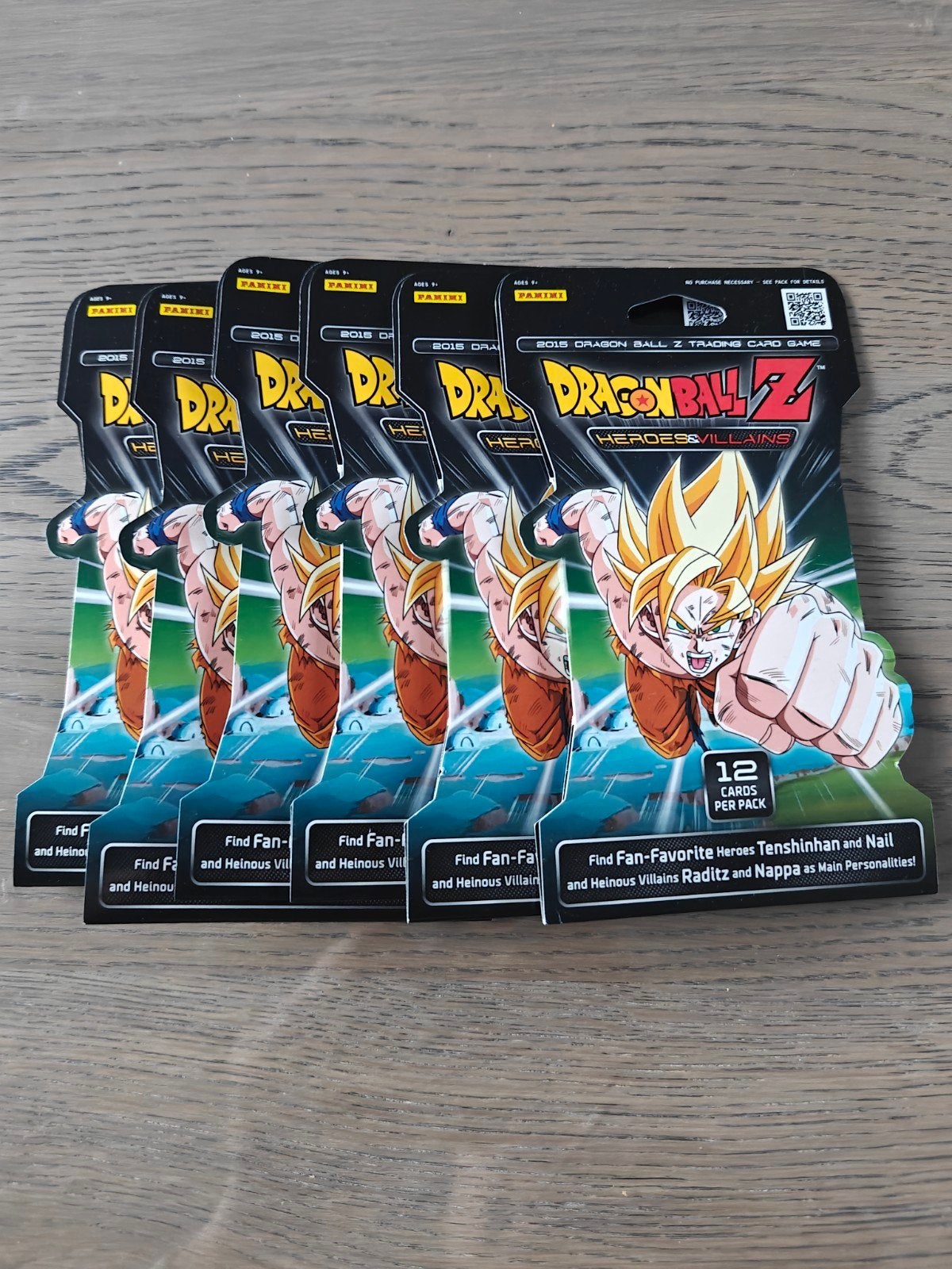 Dragonball Z Heroes & Villains Panini Blister Booster Pack !, Ophalen of Verzenden, Nieuw, Booster, Foil