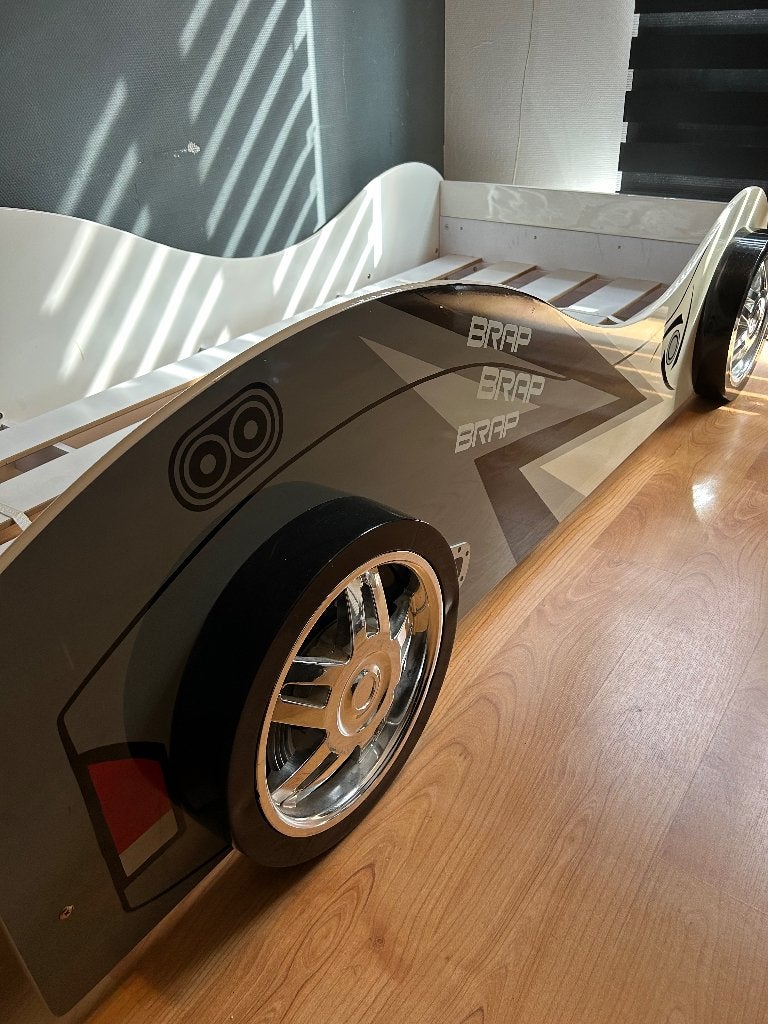 Autobed, Ophalen, 90 cm, Zo goed als nieuw, 200 cm