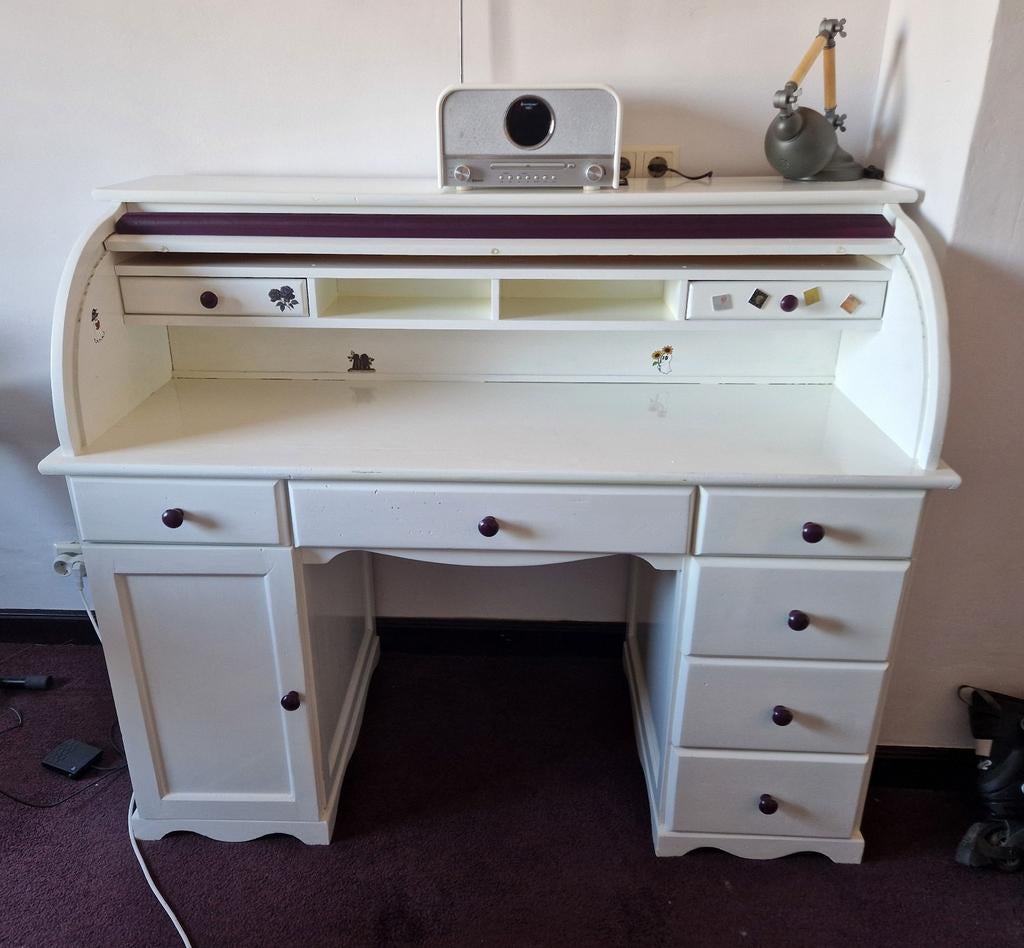 Vintage Secretaire. Brocante bureau, Ophalen, Gebruikt