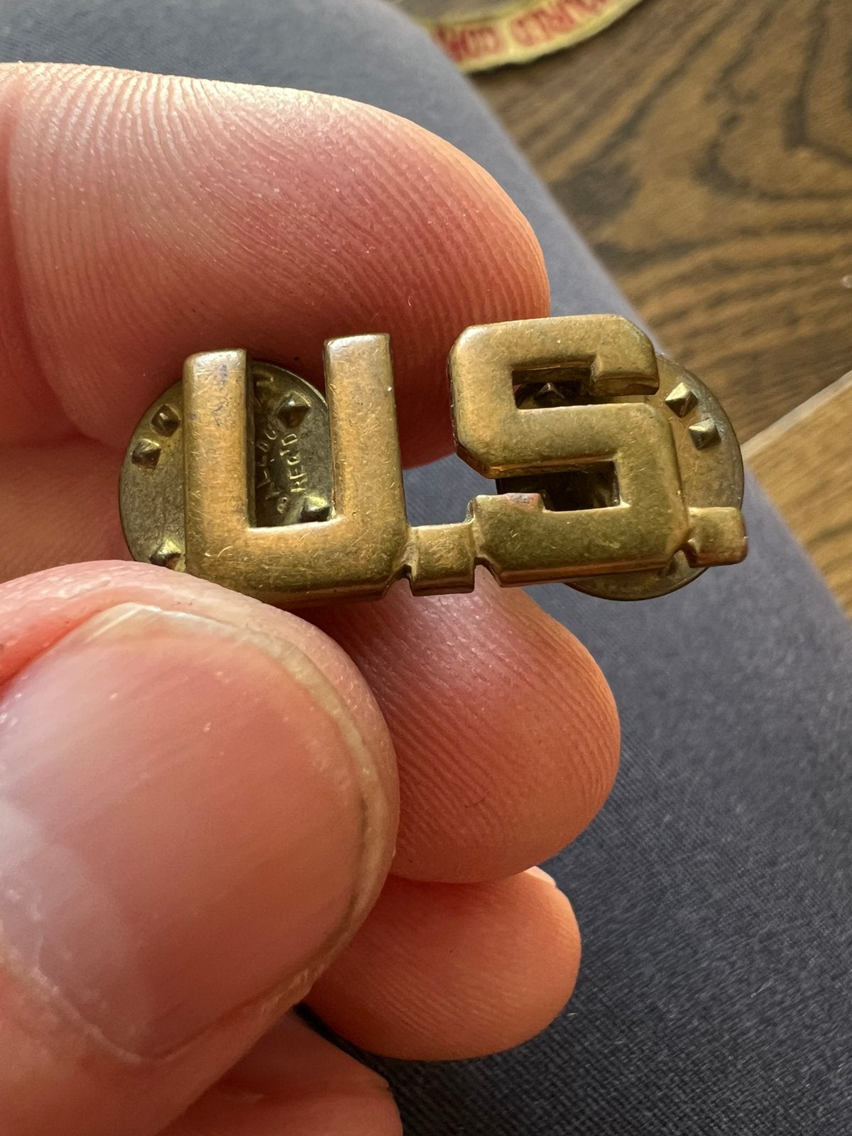 WO2 Amerikaans US Sterling kraag embleem uniform amcraft, Verzamelen, Militaria | Tweede Wereldoorlog, Amerika, Verzenden, Embleem of Badge
