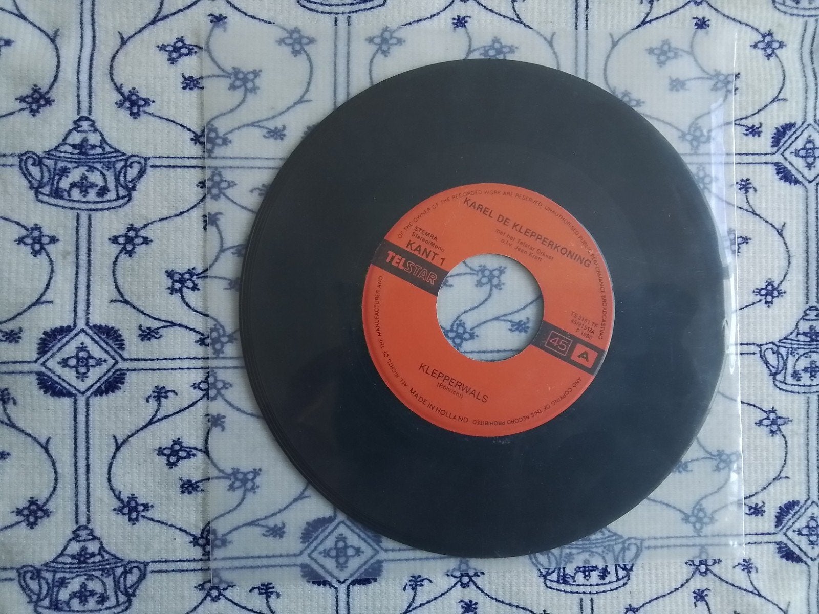 Karel de klepperkoning           Klepperwals (Telstar 3151), Ophalen of Verzenden, Zo goed als nieuw, 7 inch, Nederlandstalig