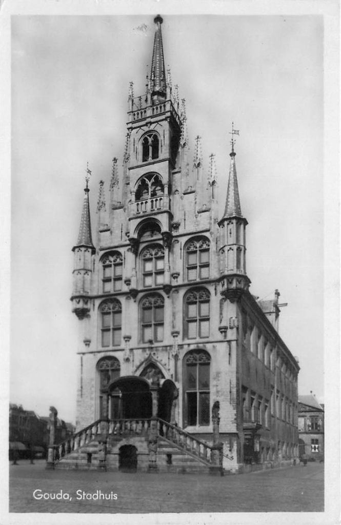 388-234-041 Gouda Stadhuis, Verzenden, Voor 1920, Zuid-Holland