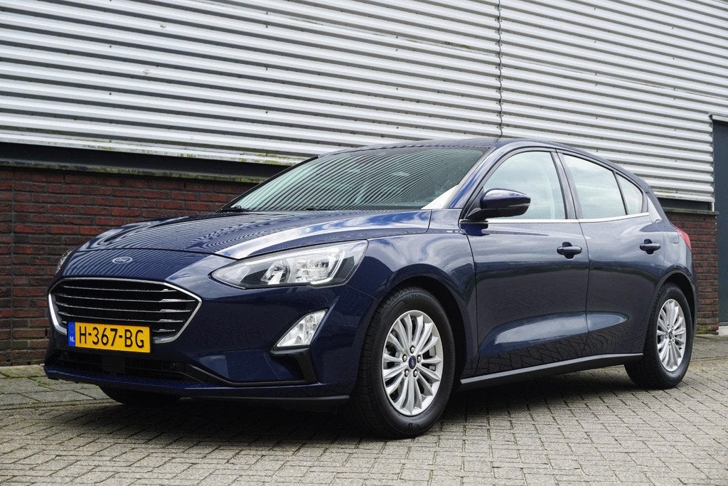 Ford Focus 1.0 EcoB.125PK Titanium Business/1e Eigenaar/ 100, Auto's, Gebruikt, Euro 6, Blauw, Origineel Nederlands
