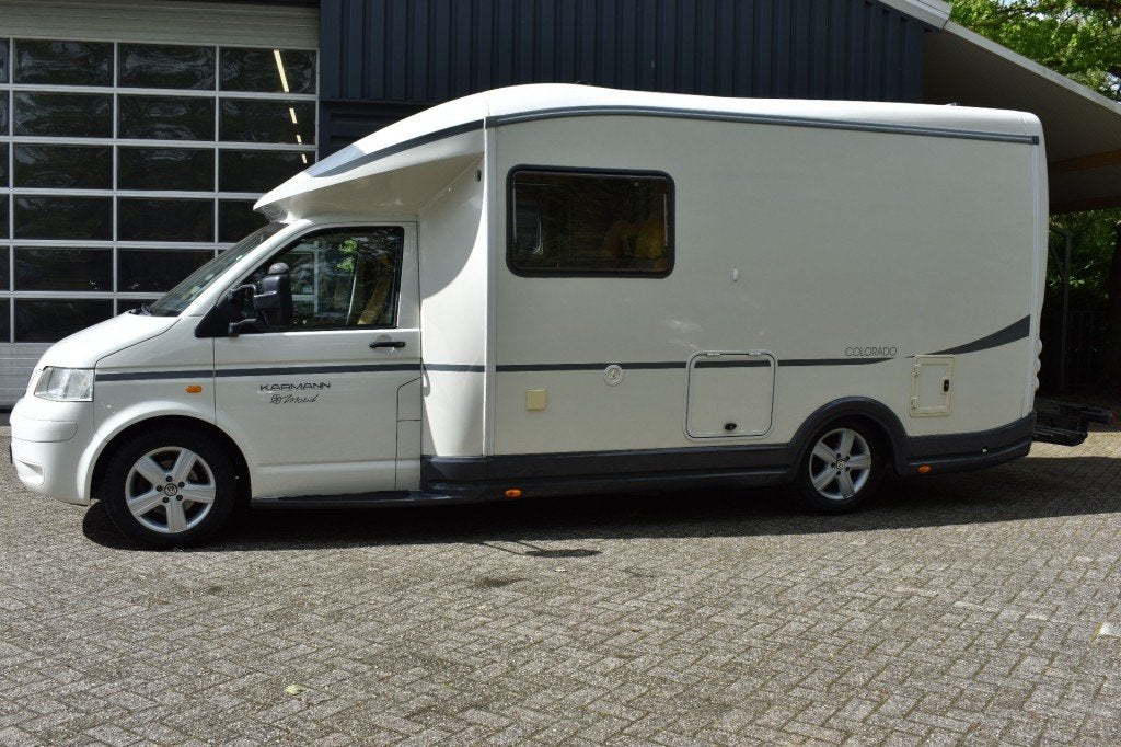 Volkswagen TRANSPORTER VOLKSWAGEN TRANSPORTER 2.5 TDI KARMAN, Auto's, Startonderbreker, 2496 cc, Wit, Bedrijf