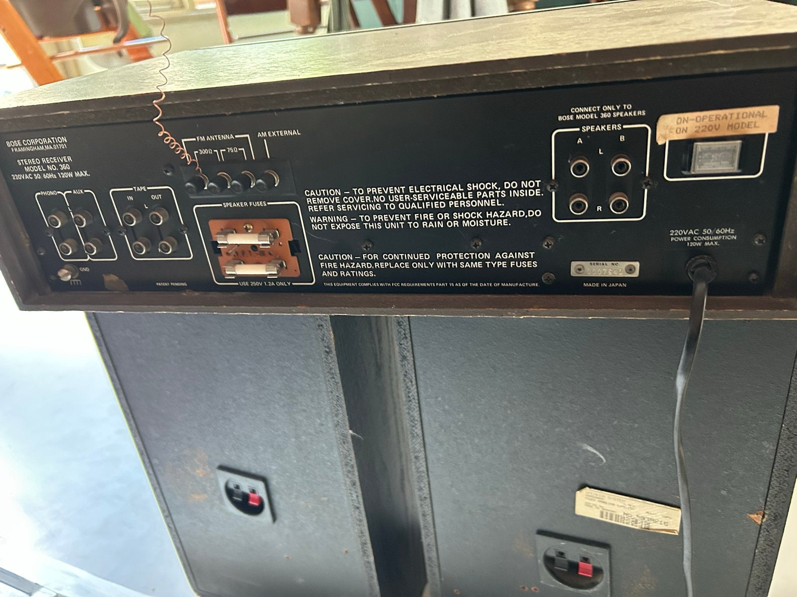 Bose Model 360 Stereo Receiver - Vintage Audio, Ophalen, Gebruikt, Overige merken