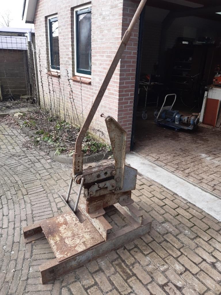 Hefboomschaar, Ophalen, Gebruikt