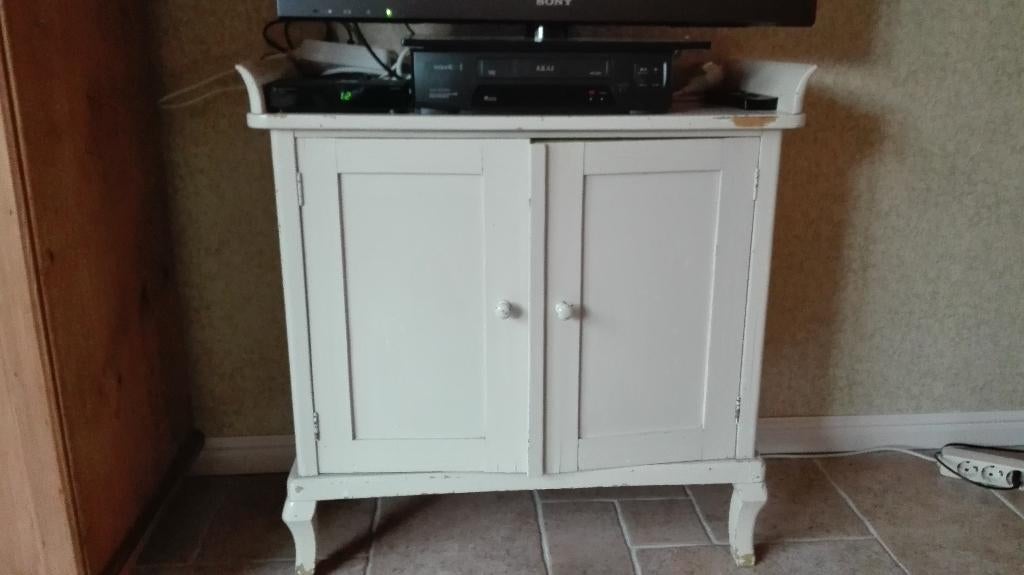 Origineel Frans Slaapkamer Kastje, Ophalen, Gebruikt, Minder dan 45 cm, 70 cm of meer