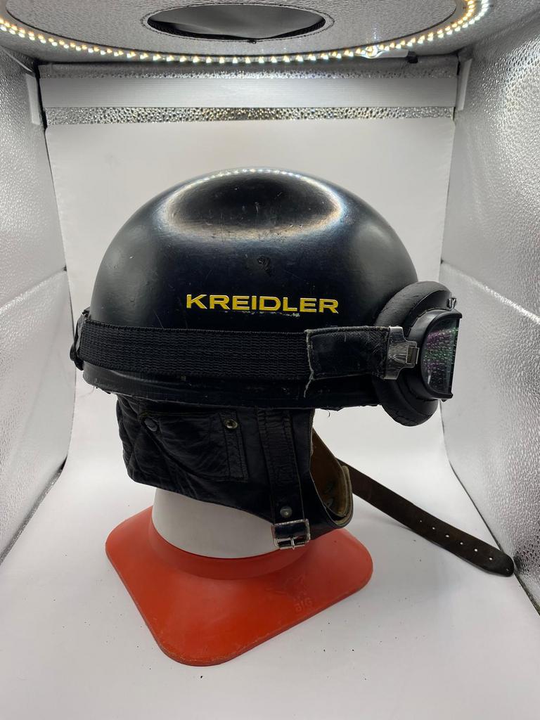 Vintage Kreidler helm  jaren ’60–’70, Motoren, Ophalen of Verzenden, Tweedehands, Jethelm, Overige merken