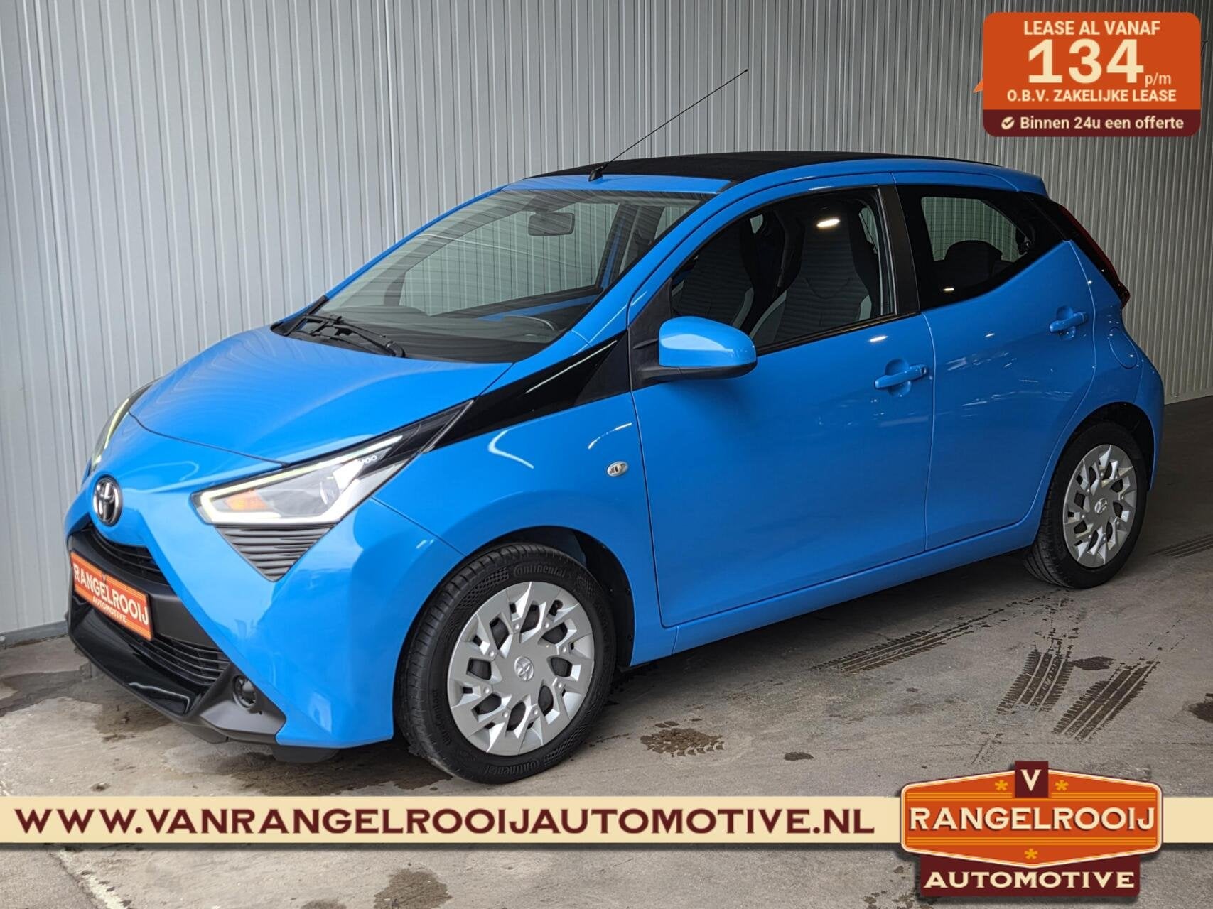 Toyota Aygo 1.0 VVT-i x-play, vouwdak, airco, camera, DAB, c, Auto's, Voorwielaandrijving, Gebruikt, Euro 6, Bedrijf