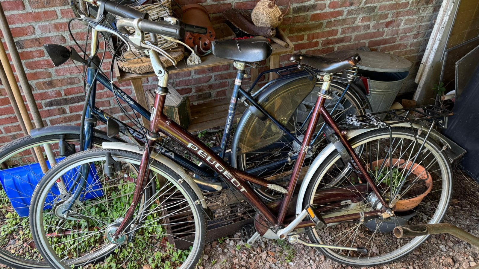 2 opknapfietsen Sparta en Peugeot, Gebruikt, Versnellingen, Trommelrem, Ophalen