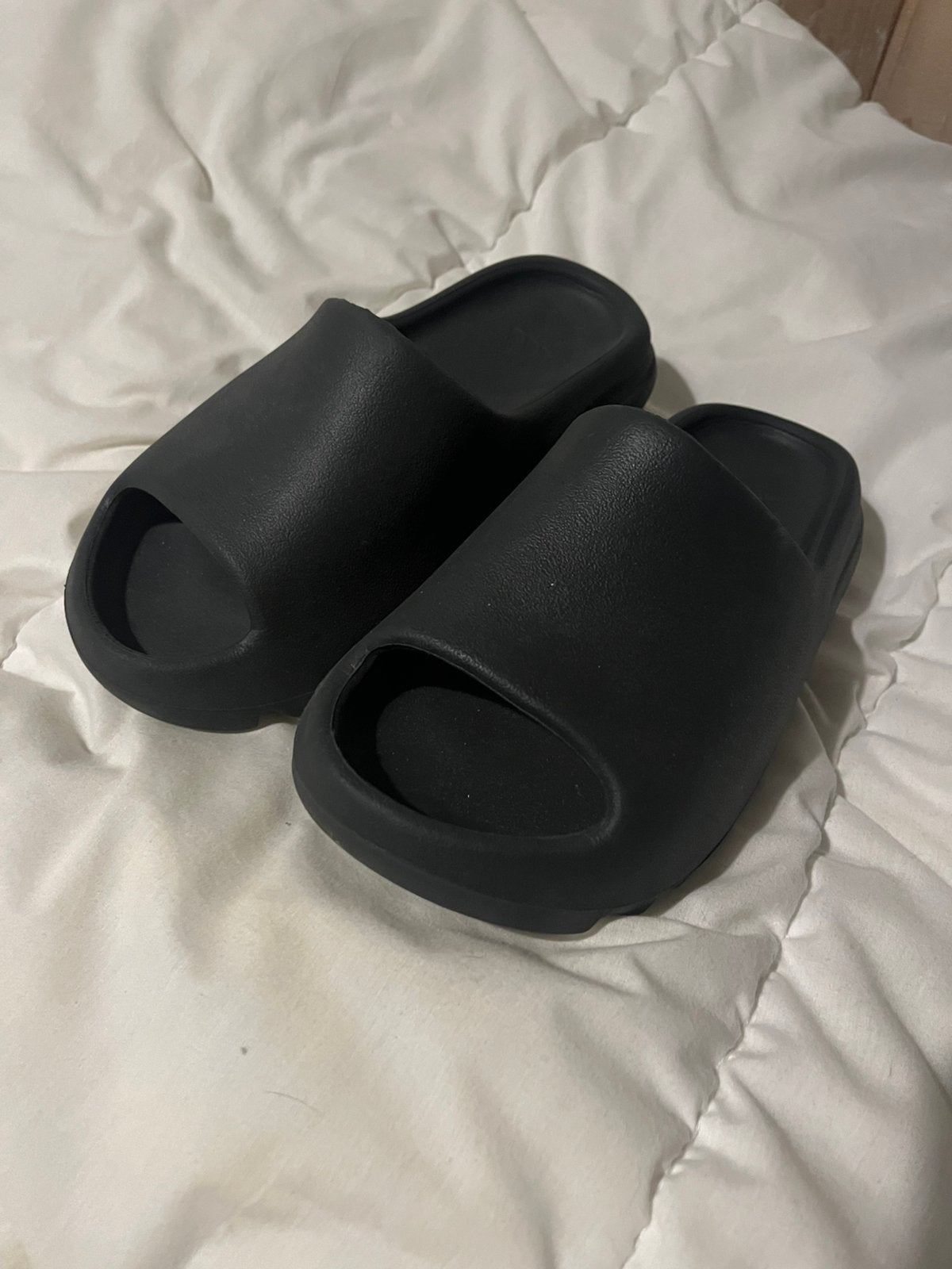 Yeezy Slides, Verzenden, Overige maten, Zwart