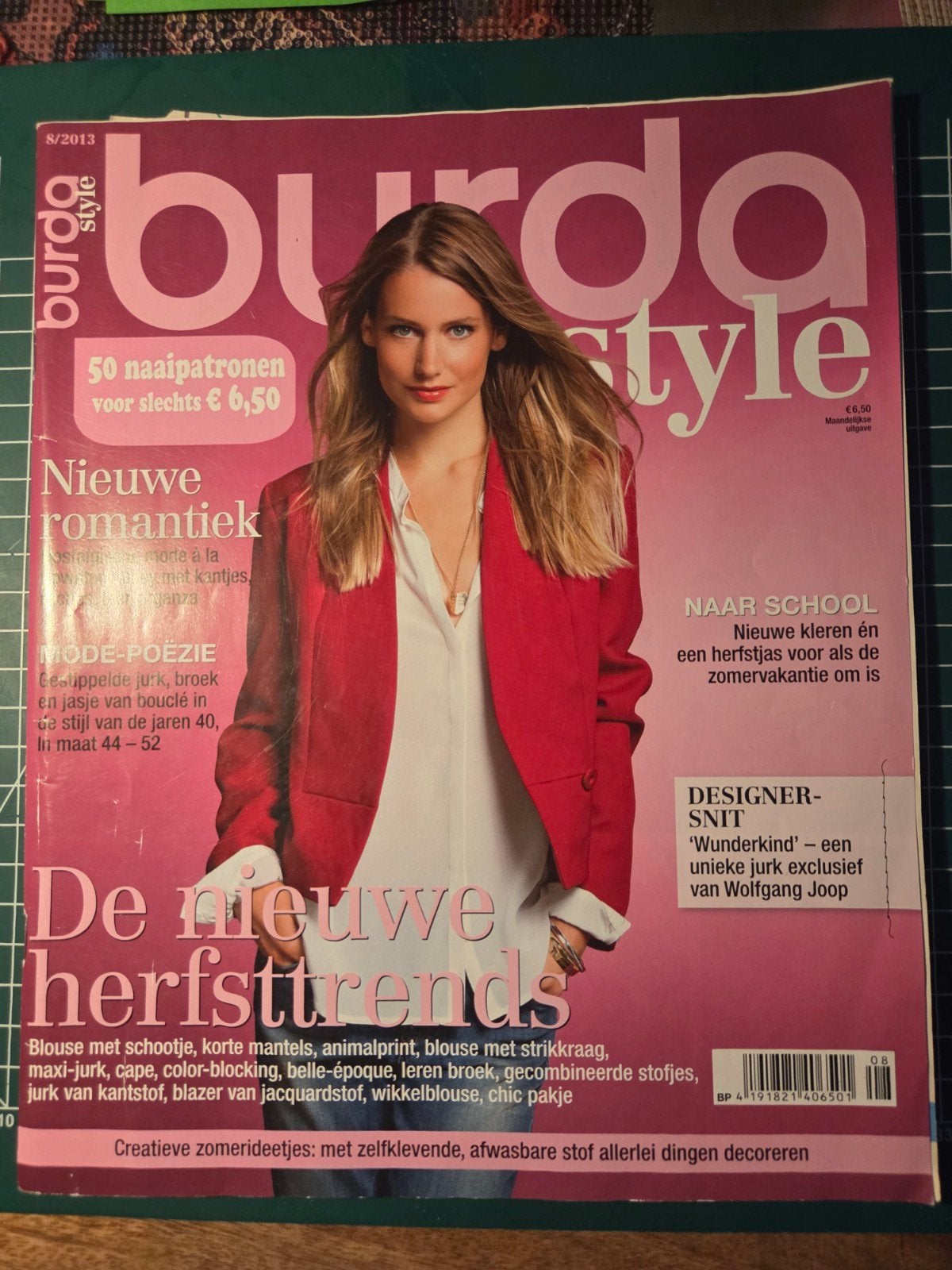 Burda Style 8/2013 - Nieuwe herfsttrends en patronen, Ophalen of Verzenden
