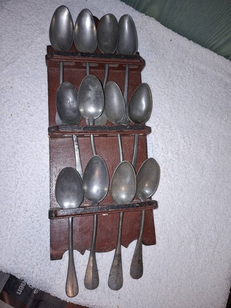 oud houten lepelrek, jaren 1800-1900, Ophalen of Verzenden