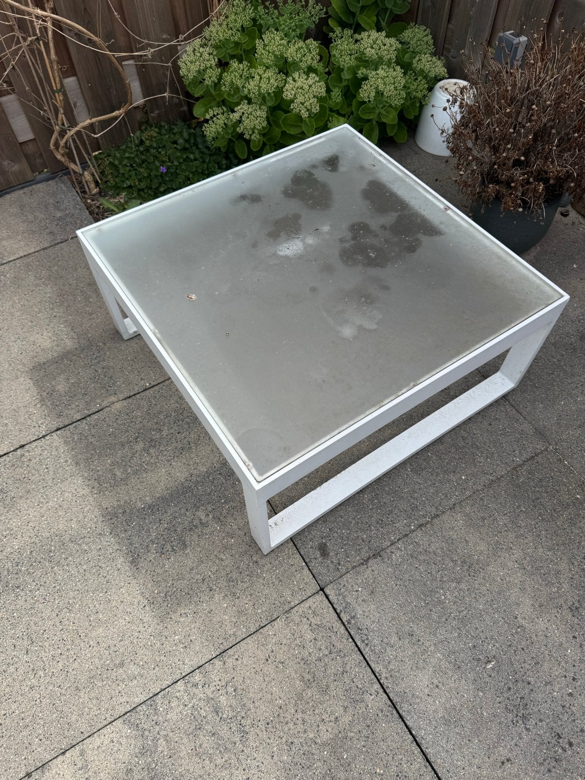 Moderne loungeset met tafel en kussens van Exterioo Vinci, 5 zitplaatsen, Gebruikt, Aluminium, Ophalen of Verzenden