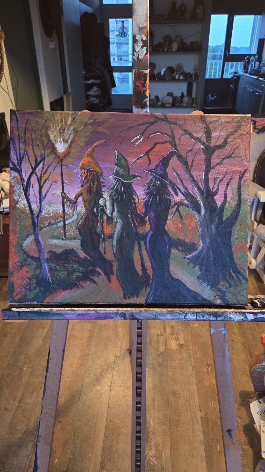 de 3 wijze heksen, Antiek en Kunst, Ophalen of Verzenden