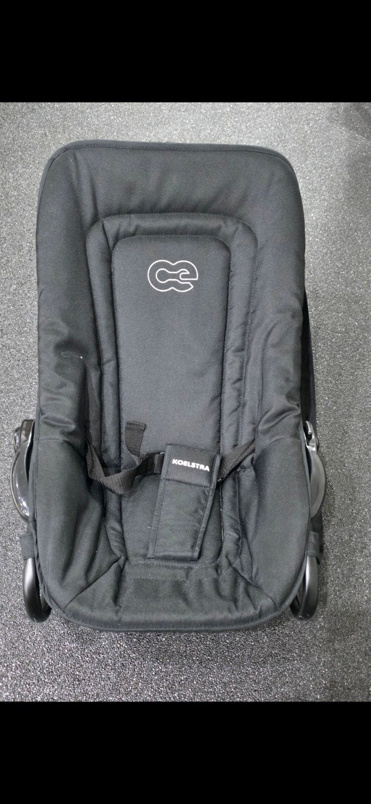 Koelstra Wipstoel Zwart met Gordel, Kinderen en Baby's, Wipstoeltjes, Ophalen of Verzenden, Zo goed als nieuw, Wipstoel, Verstelbaar