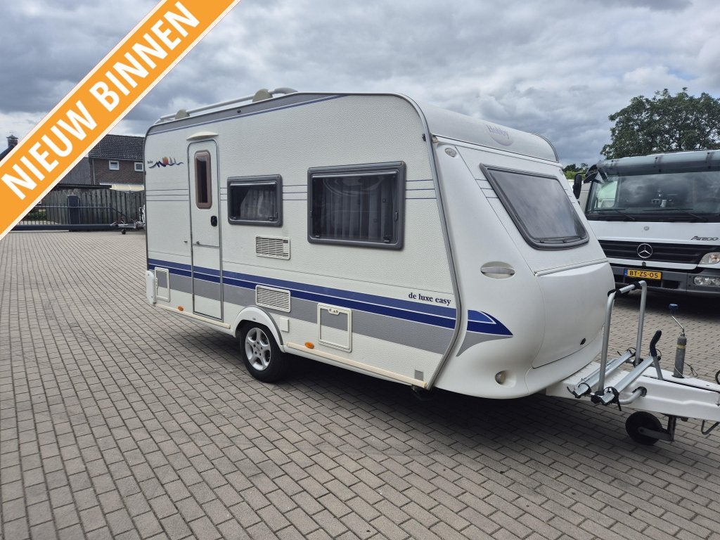 Hobby de Luxe 400 SF Airco Voortent Fietsendrager, Hobby, Bedrijf, Treinzit, 750 - 1000 kg