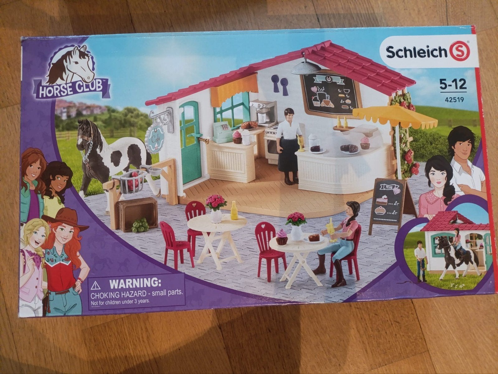 Schleich 42519 Riders cafe, Ophalen of Verzenden, Zo goed als nieuw, Jongen of Meisje