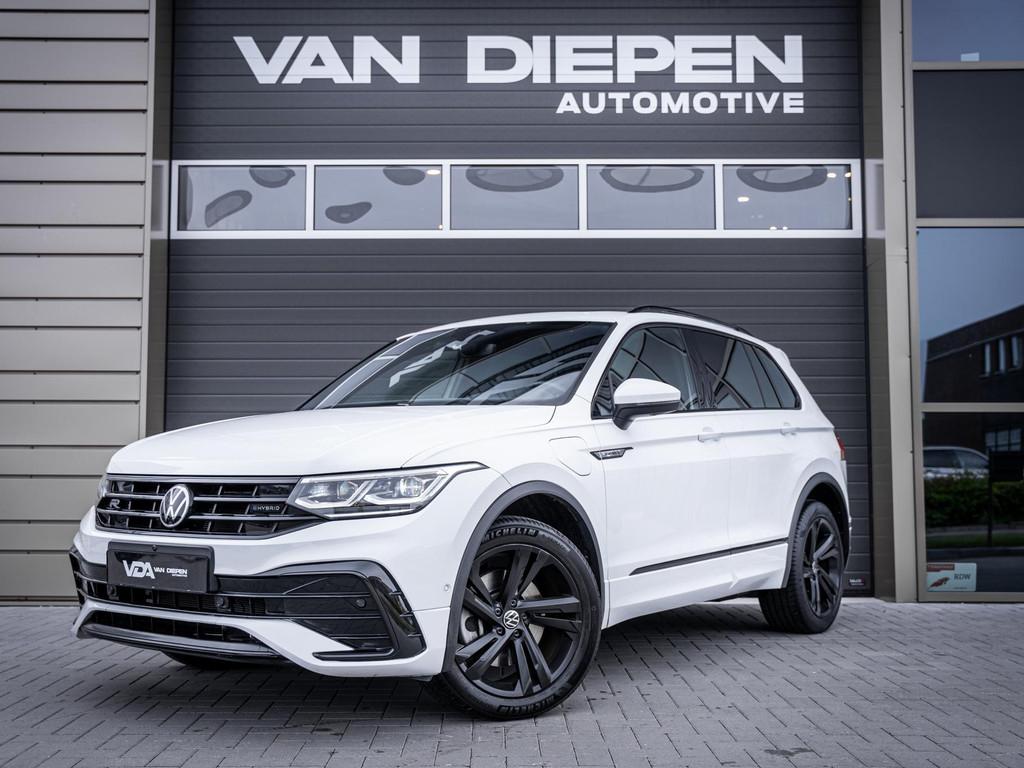 Volkswagen Tiguan 1.4 TSI eHybrid R-Line Business+ - 245PK -, Auto's, Stof, Automatische klimaatregeling, Wit, Hybride Elektrisch/Benzine