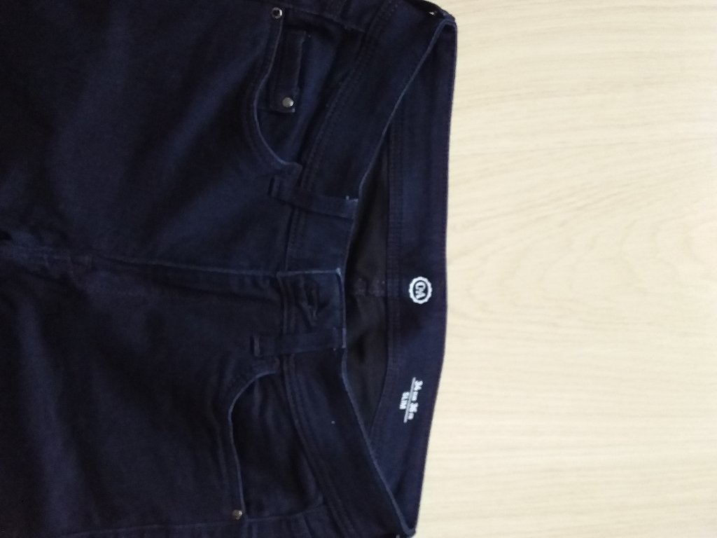 Donkerblauwe jeans.34, Blauw, Ophalen of Verzenden, Zo goed als nieuw, W27 (confectie 34) of kleiner