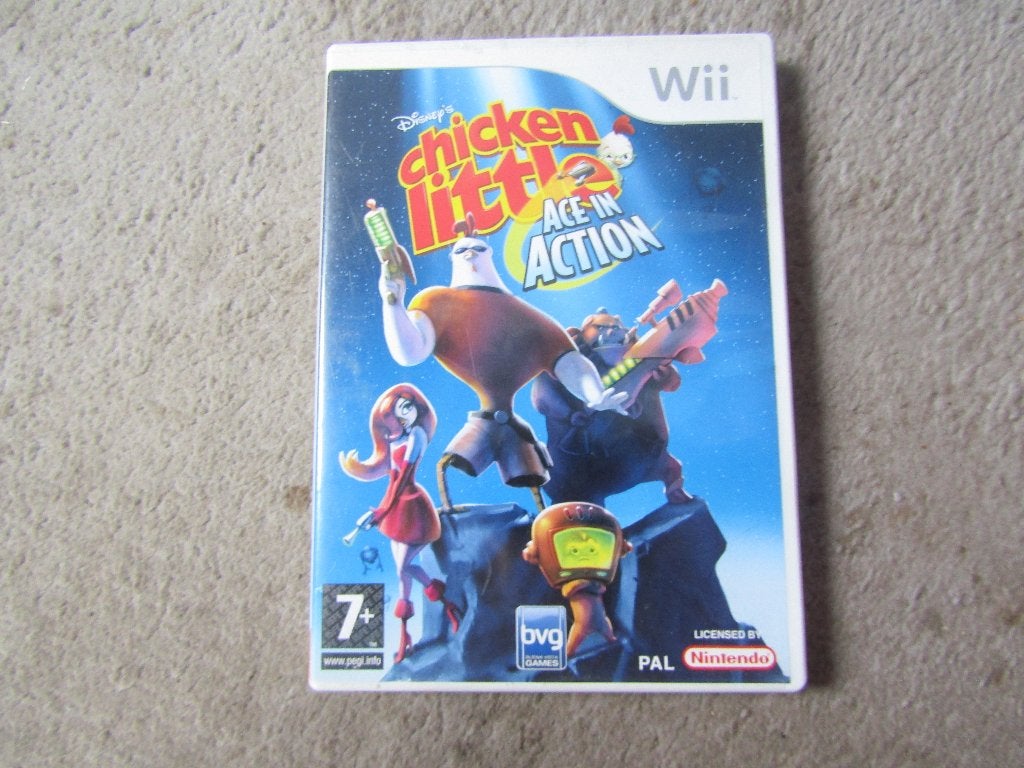 Wii spel: Chicken little - Ace in action, Spelcomputers en Games, Avontuur en Actie, Gebruikt, 1 speler, Ophalen of Verzenden
