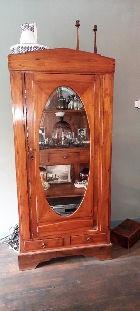 Antieke Vitrinekast Art Deco, Antiek en Kunst, Antiek | Meubels | Kasten, Ophalen