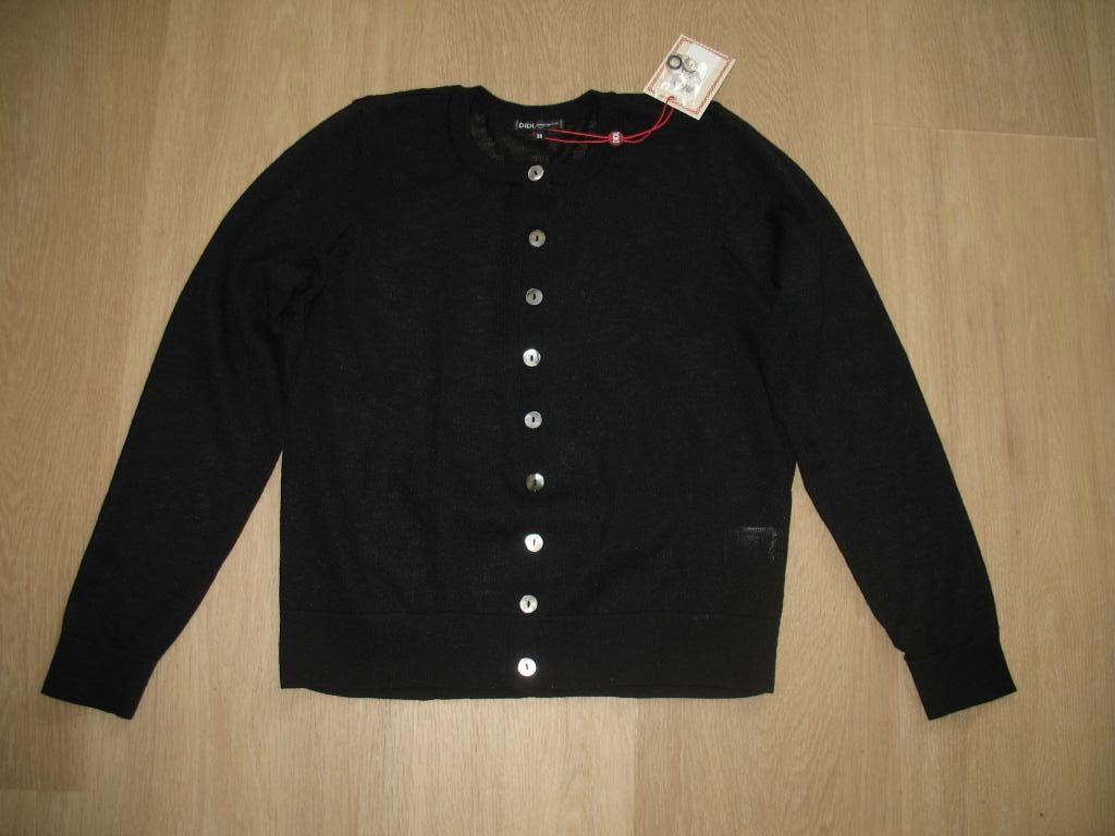 Didi Vest Pretty Colorful Basics Zwart / Black Maat 38, Kleding | Dames, Maat 38/40 (M), Zwart, Nieuw, Didi