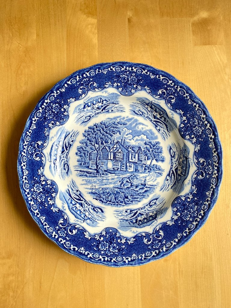 3x Grindley English Country Inns Diep Bord - 25 cm, Antiek en Kunst, Ophalen