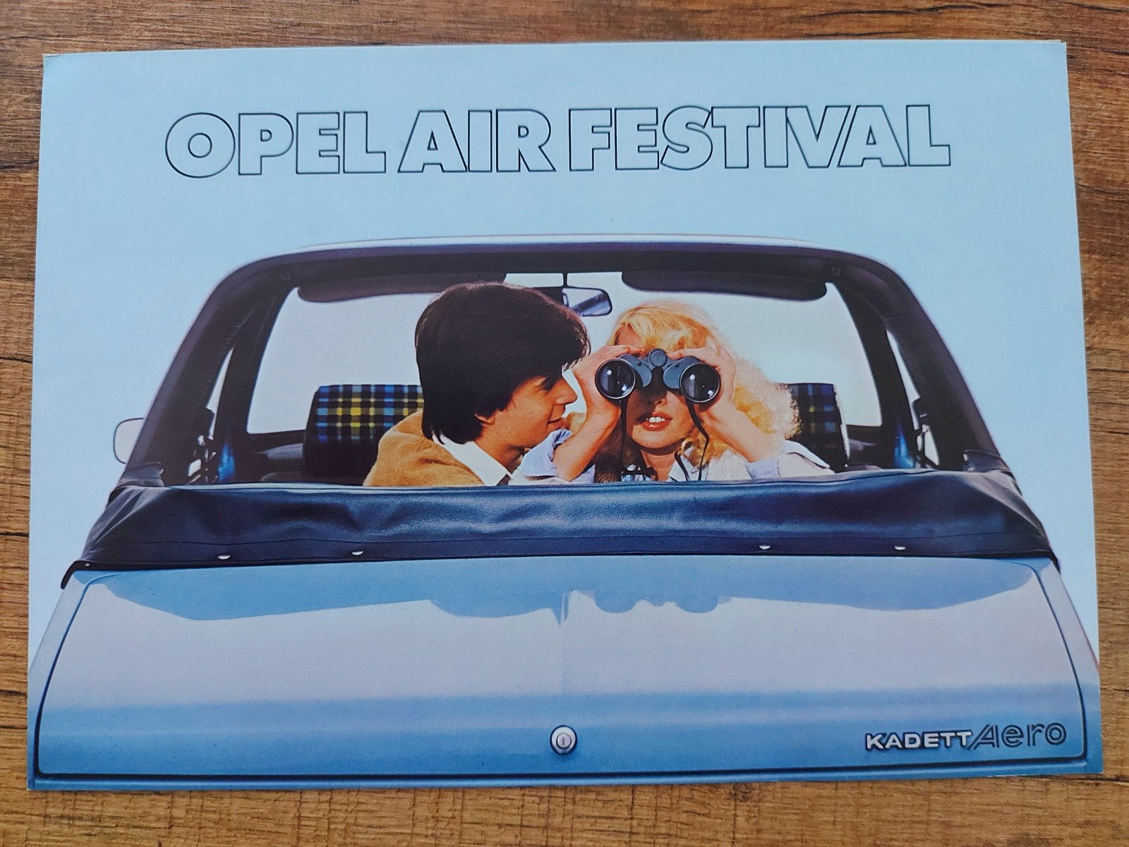 zeldzame Opel c Kadett Aero (cabrio) folder duits, Ophalen of Verzenden, Zo goed als nieuw, Opel