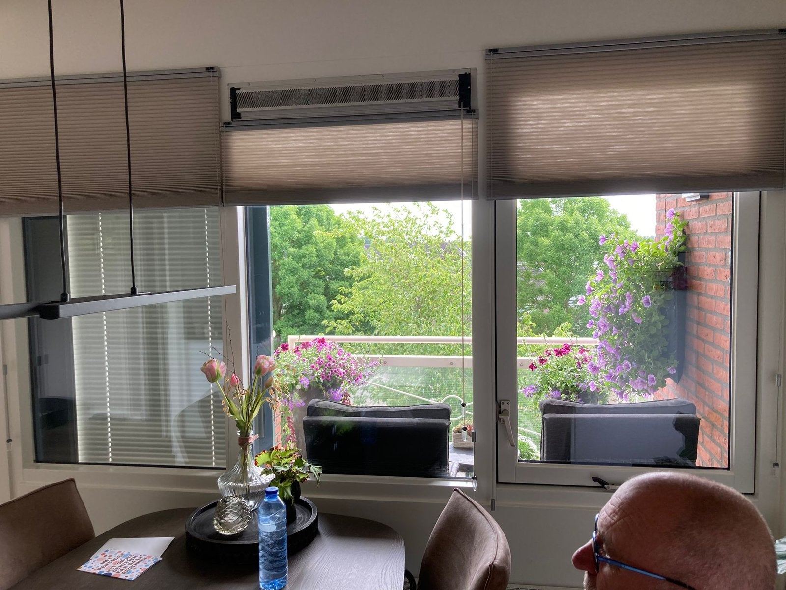 Raambekleding: Sunway Duettes shade, Huis en Inrichting, Stoffering | Gordijnen en Lamellen, Ophalen, Zo goed als nieuw, 50 tot 100 cm